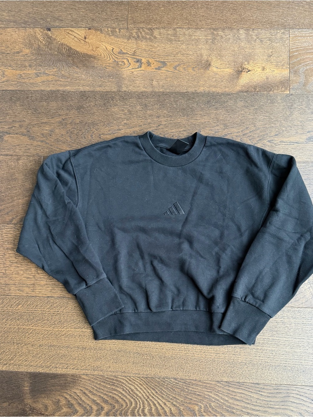 adidas Black Women's Crewneck Sweatshirt